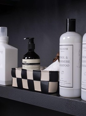 样板房间洗衣房i阳台柜软装饰品卫生间香薰毛巾洗衣液卫浴套装摆