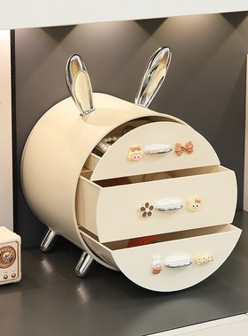 入户玄关轻f奢抽屉式桌面收纳盒钥匙收纳装饰品置物架整理盒摆件