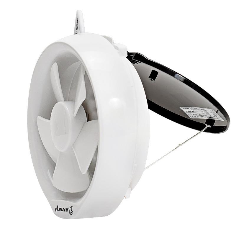 金羚圆形排气扇厕所音圆孔玻璃2换气扇卫生间63895静排风扇8APC0-