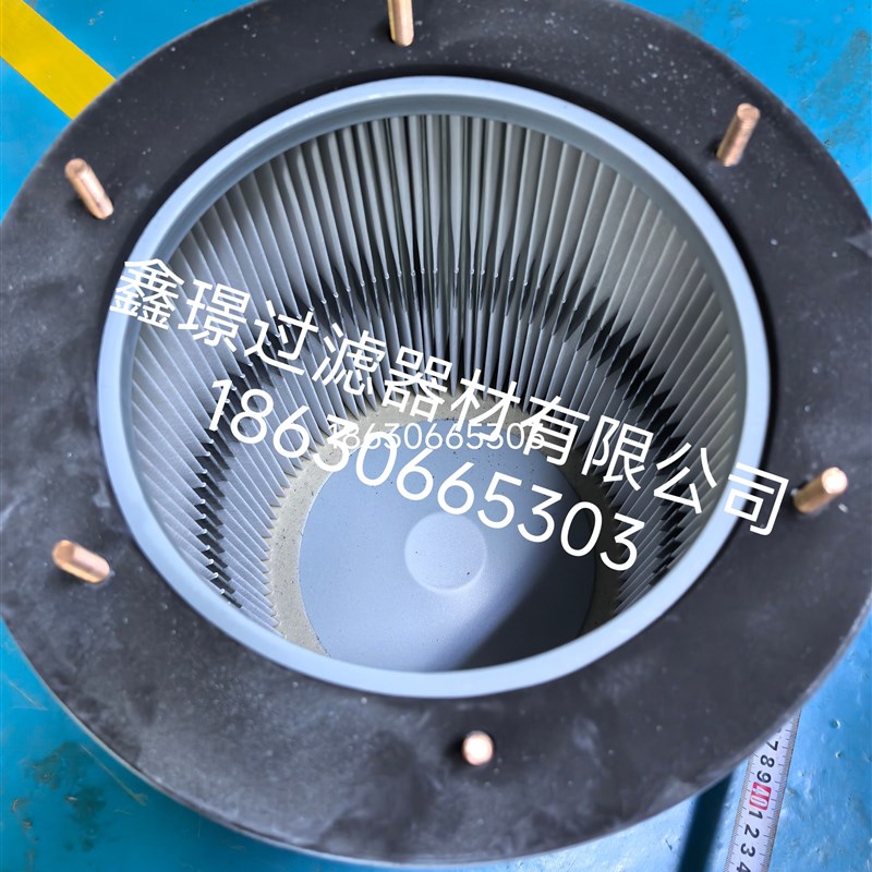 工业除尘滤筒石墨碳m粉锂电池集尘器防静电覆膜六螺杆粉尘滤筒滤