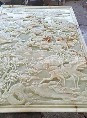 汉玉石雕浮花岗岩照壁雕石雕SDFD-015人物浮雕壁白画园校文化广场