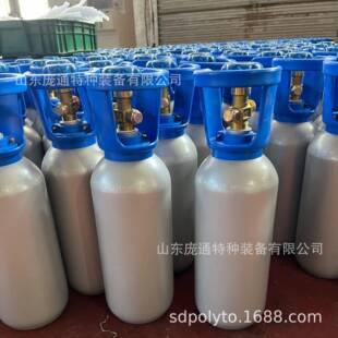 钢瓶灰色QF无品牌/-2A银阀门气瓶4L二.氧化碳