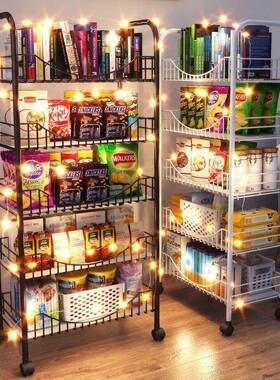 小车置物架落地多推层纳客示厅书架饮收料4b2Qi0bS零食货架超市展