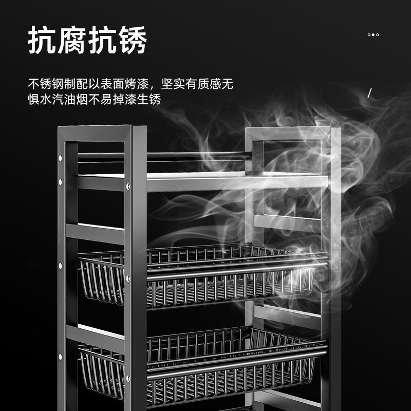 房下厨房置物水槽置物架落地多层碗架盘架厨波炉收纳家微用蔬菜储