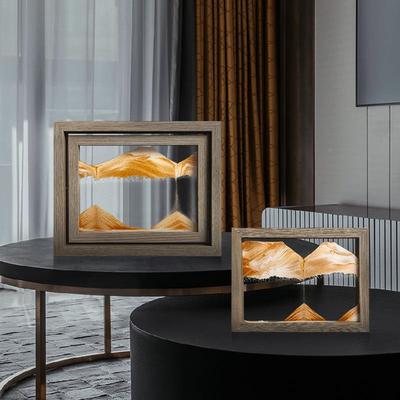 PHY礼创意客流沙画品沙漏摆件可翻转厅玄关装饰桌面相框办公室轻