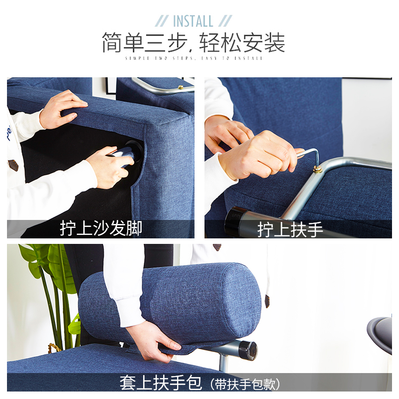 沙发床可折叠小户型客厅多功能坐B卧两用卧室单人双人沙发床网红