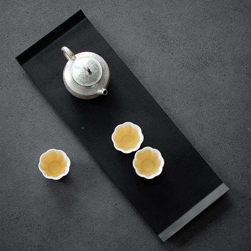 日式简杯约艺茶具展示架小茶DXJ几收干泡铁台首饰茶纳架茶托盘