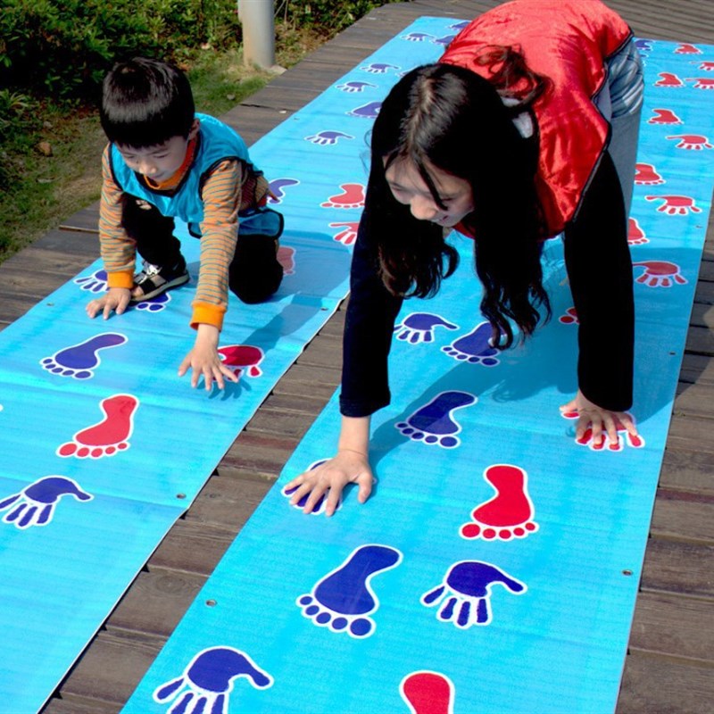 手脚并用游戏垫趣k味运动会道具抖音手忙脚乱团建户外拓展训练器