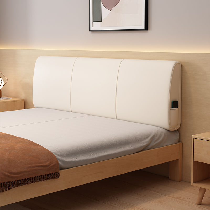 床头靠垫榻d榻米软包床上靠枕科技布床头板靠背单人1.8米床上枕头