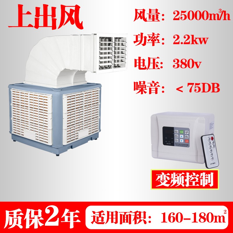 工业冷风机厂房降温环保空调养殖大棚挂墙安装支架湾头水冷