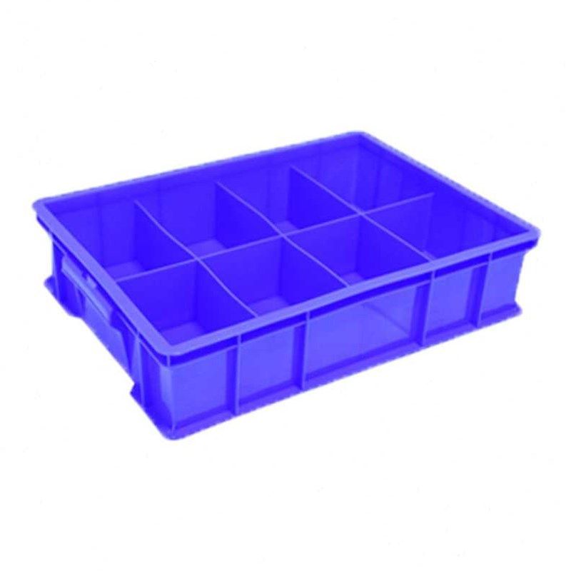 新品恬晨牌320x220x105mm蓝色8格分隔式8401型周转盒分隔式零件盒,收纳整理,收纳箱,淘宝优惠券,粉丝福利购,淘宝优惠卷