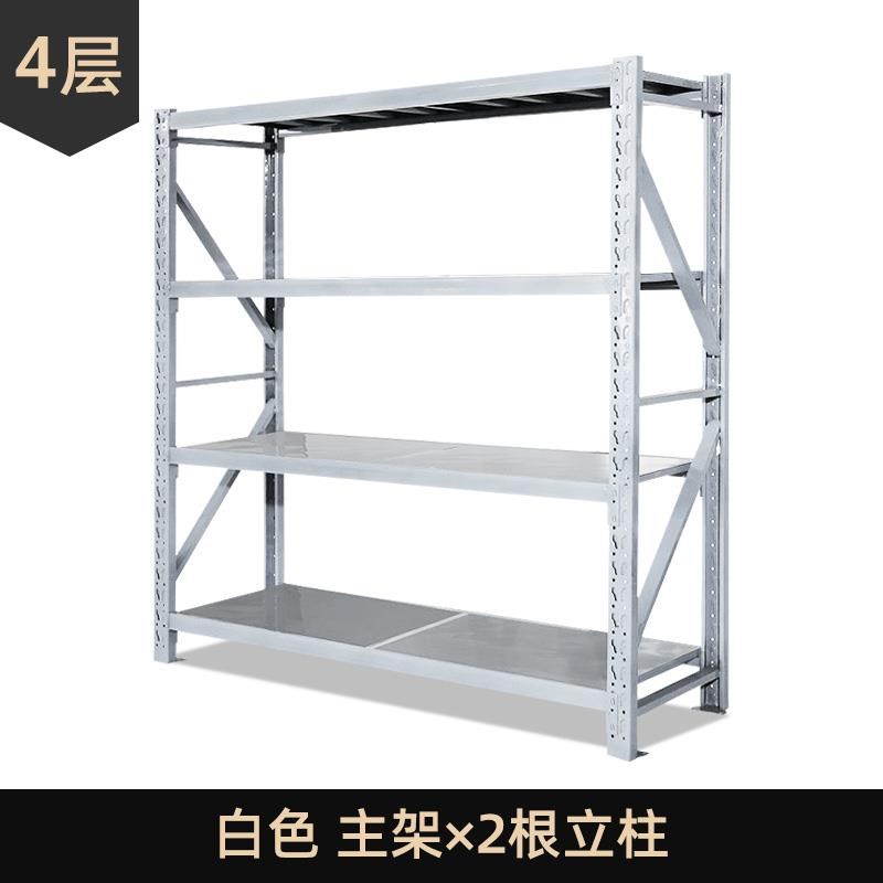 新款货架仓储仓库置物架多层黑色家用地下室储藏铁架子阳台置物架