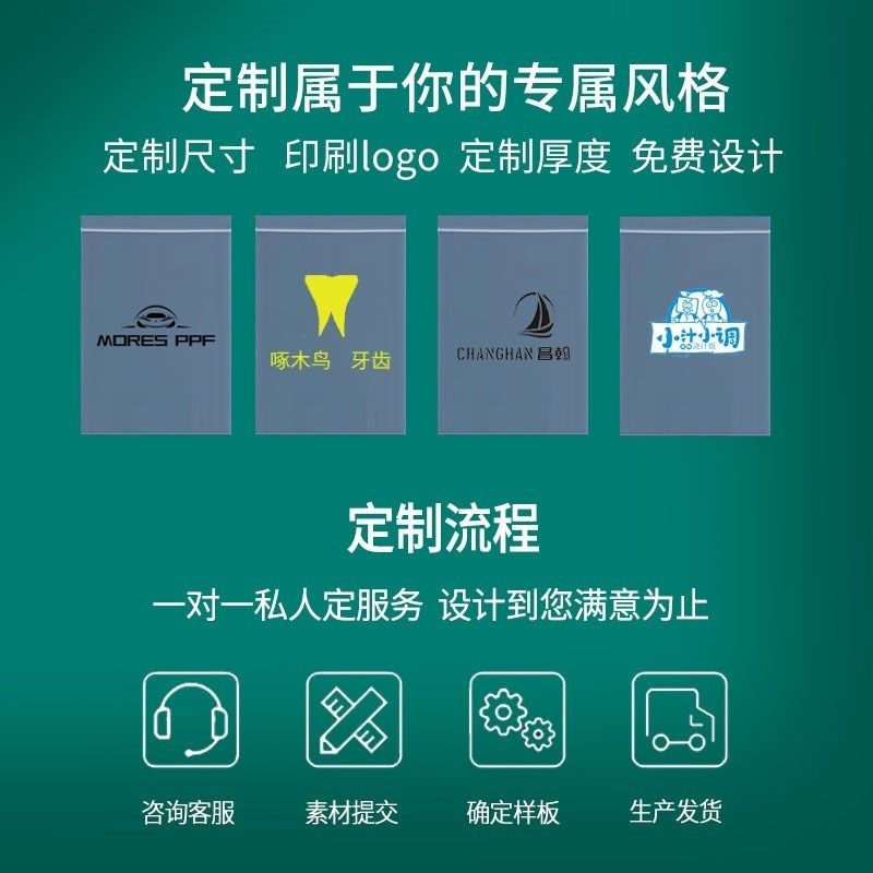 透明封口袋自封袋加厚食品塑料小号袋包装密封袋子大号pe袋定制,包装,塑料自封袋,淘宝优惠券,粉丝福利购,淘宝优惠卷