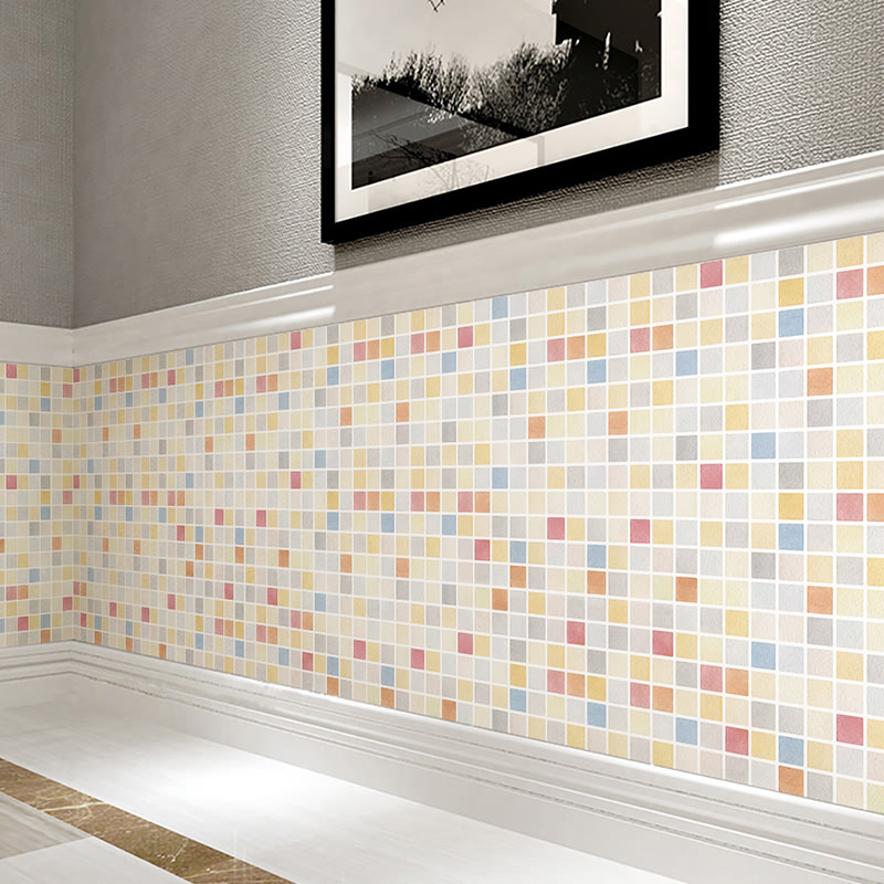 客厅卫生间贴纸加厚防水ins洗手间 浴室瓷砖墙纸改造遮丑自粘墙贴