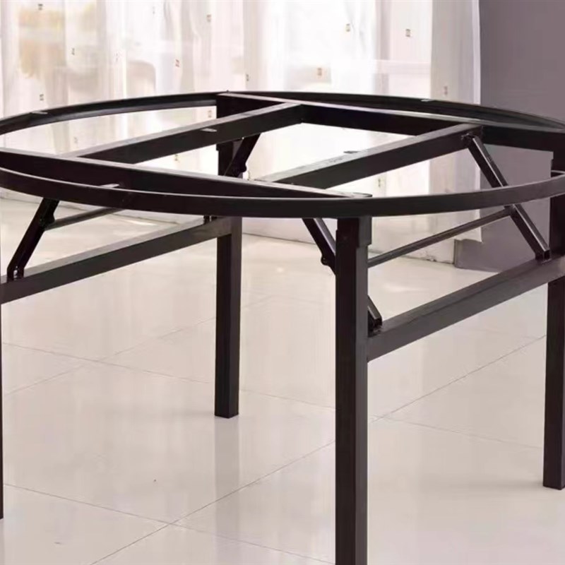 铁艺简易折叠桌架支架桌脚J桌子腿铁艺支架现代