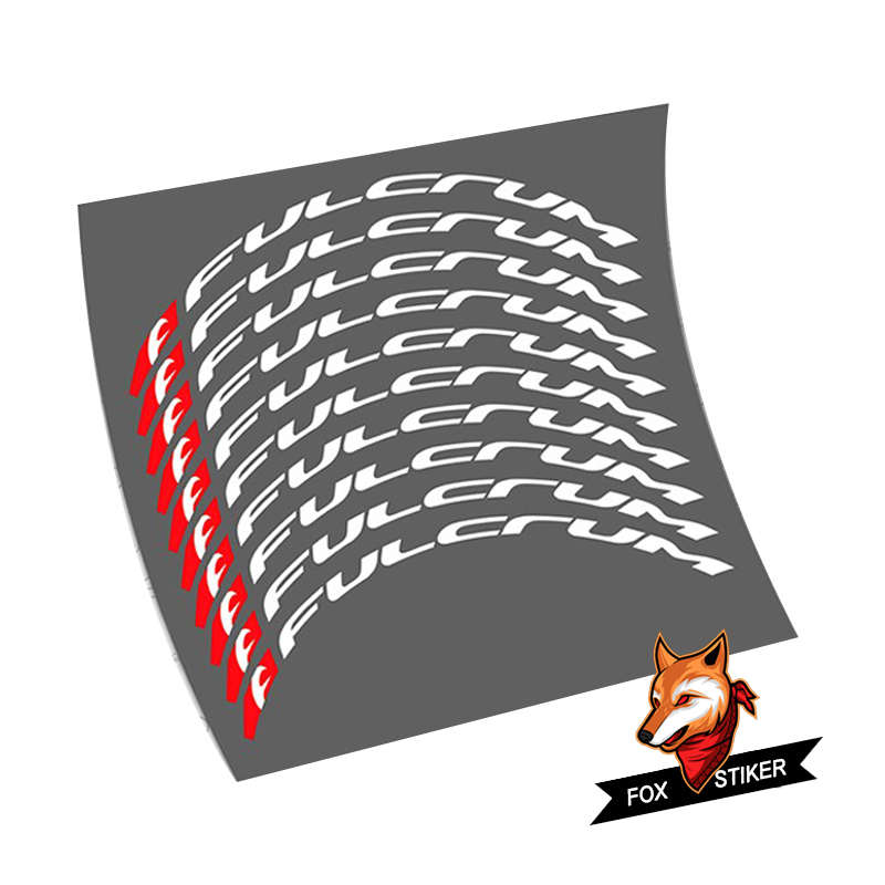 定制Fulcrium公路自行车贴纸刀圈贴纸行车轮组改色轮组贴纸