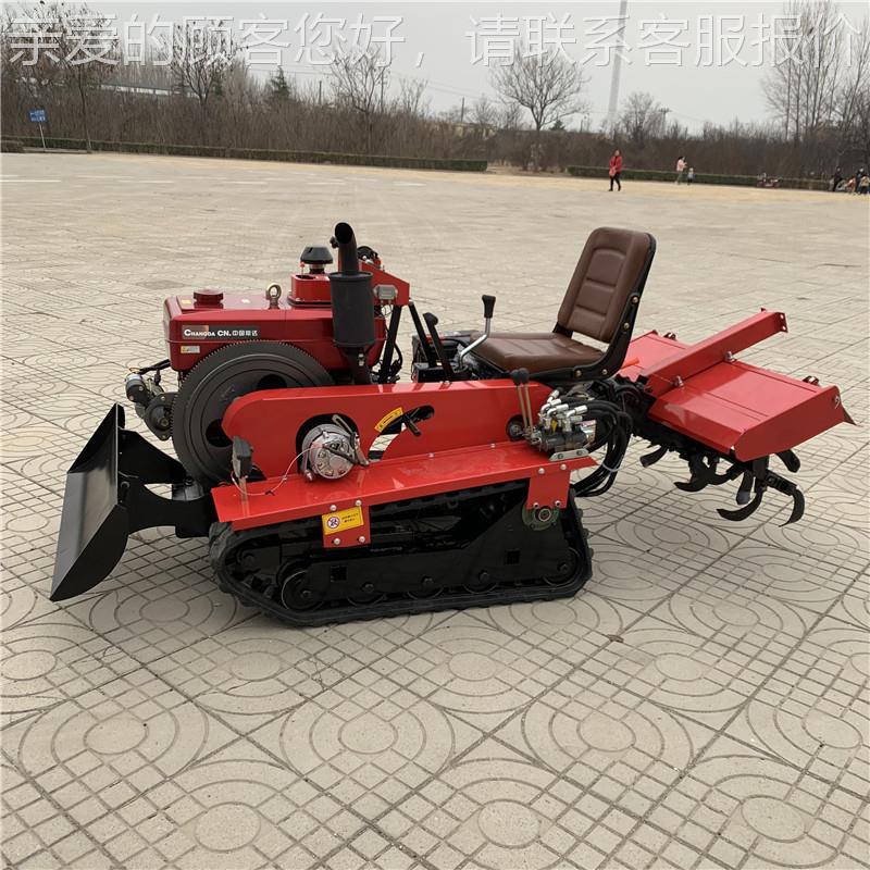 履带式旋耕柴油农用机园大果棚开RGX沟回犁填除草耕田机家用地机