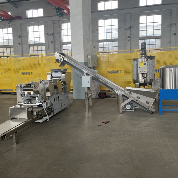 鲜湿面条机全自动压面机一次成型多功能爬杆挂面机商用鲜面条机