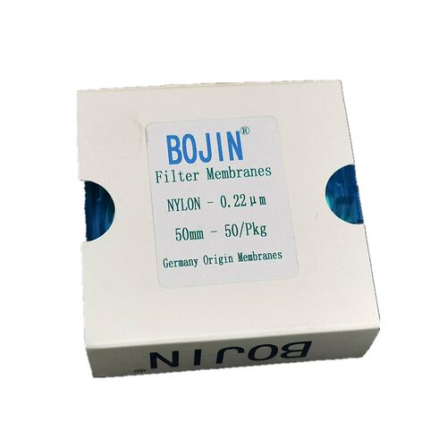 BOJIN微孔滤膜有机水系50mm0.22/0.45u混纤尼龙66聚四氟乙烯PTFE