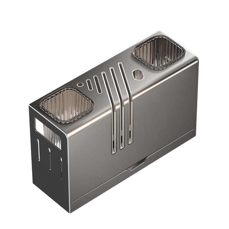 2024新款f筷子收纳盒厨房家用筷笼台面壁挂式刀架筷子筒一体收纳