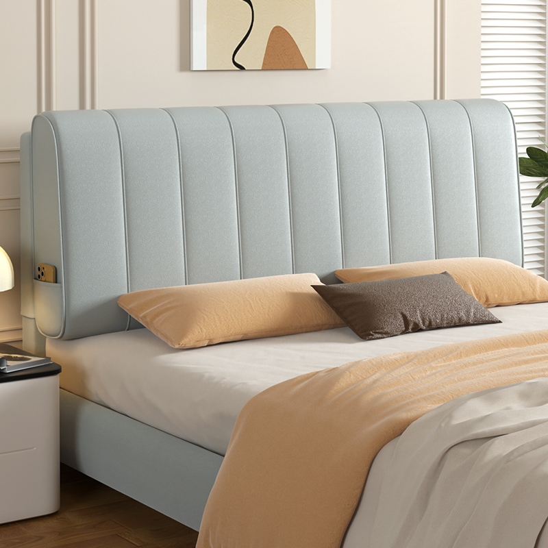 床头软包靠背榻榻米猫爪布靠背床上靠背垫一体靠垫防撞头神器定制