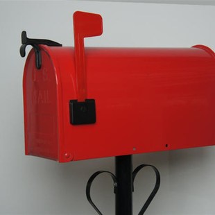 邮筒 装 饰 4020 信报箱 符合标准邮箱 摄影道具 可当牛奶箱 美式