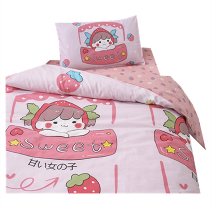 儿童卡通纯棉被套单件120x150cm幼儿园新生婴儿宝宝被罩 100%全棉