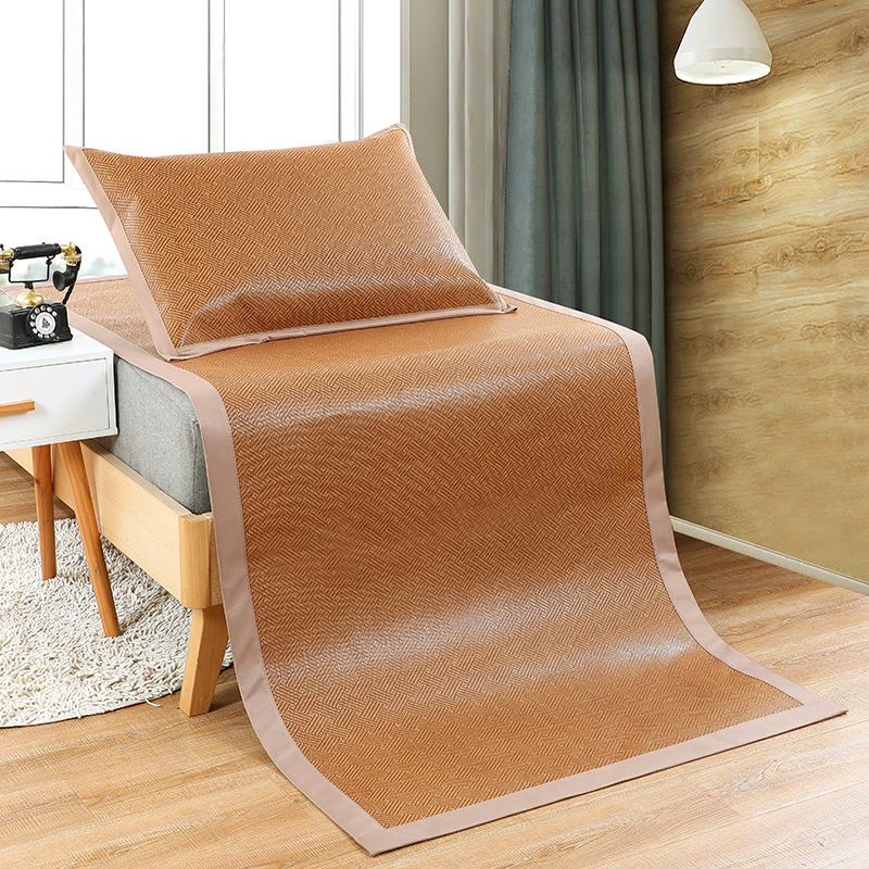 藤席1.2米一米凉席定做0.85单人床席子1.1学生宿舍0.9m可折叠1.5