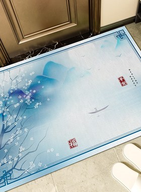 入户门地垫耐脏免洗可擦高端pvc门垫可裁剪玄关地毯门口进门脚垫