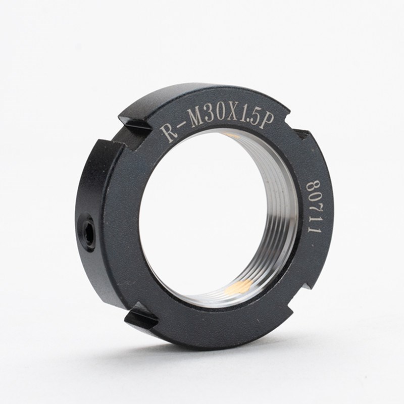 锁紧螺母R-M60*1.5/2.0滚珠丝杠锁母R型径向锁定螺帽圆螺母反丝