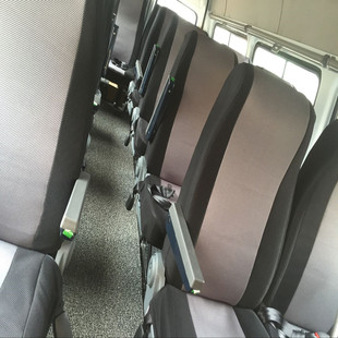 南京依维柯17座十七坐专用座套加厚全包坐垫P套布座椅套四季夏季