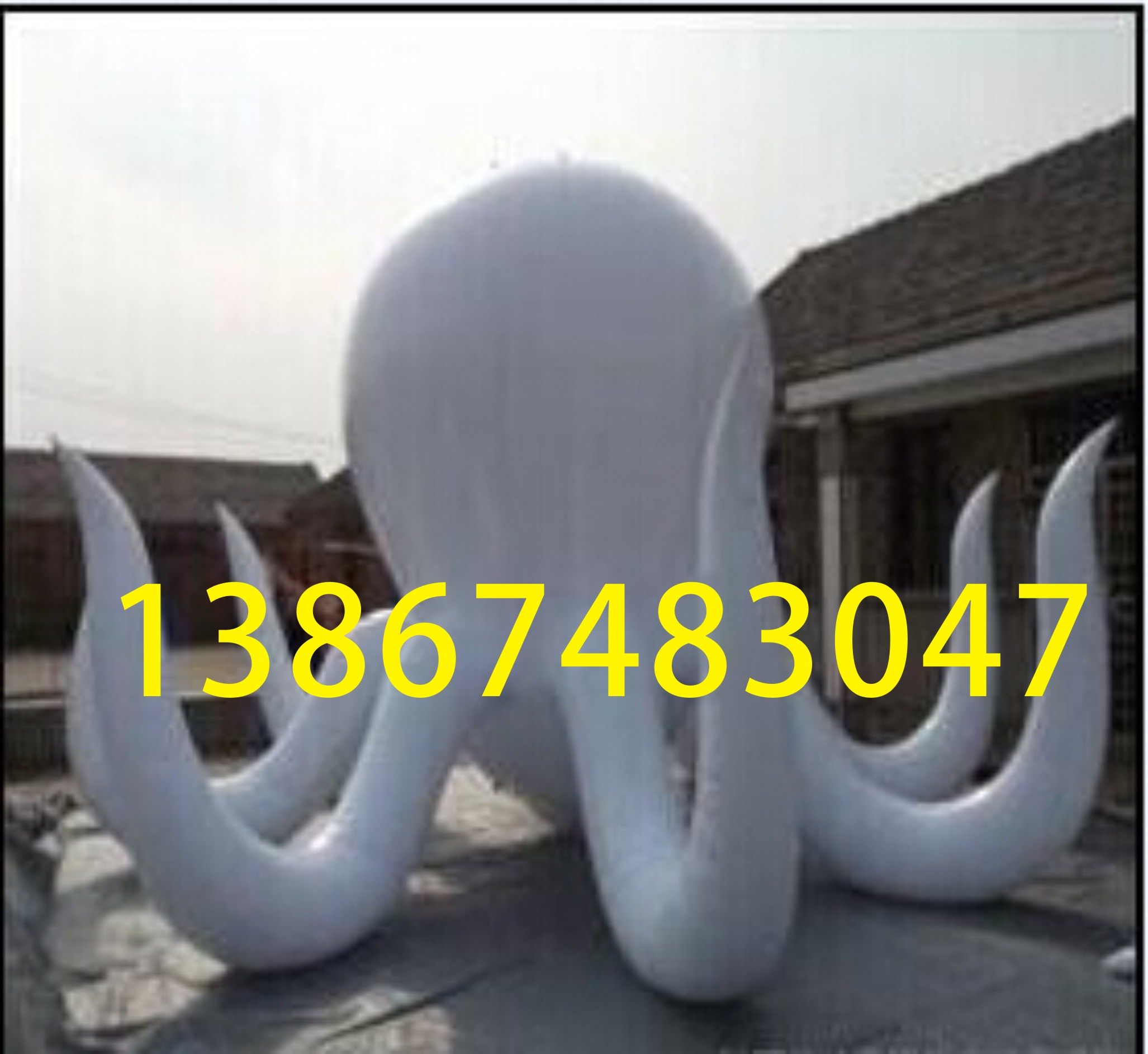 充气水怪卡通气模八爪鱼鱿鱼卡通模型帐篷充气造型拱门广告气模