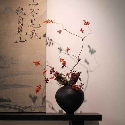 禅意新中式花瓶树脂摆件宋代美学民宿家居玄关桌别墅侘寂高级装饰,家居饰品,花瓶,淘宝优惠券,粉丝福利购,淘宝优惠卷