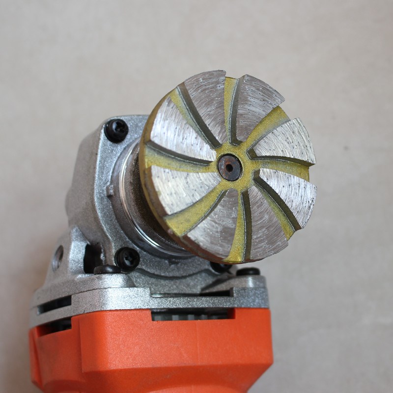 100型角磨机用金刚石刚砂磨轮磨盘 干式L碗磨石材打磨水泥花盆清