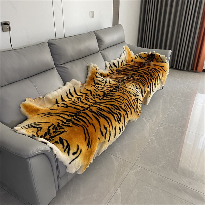 整张羊皮靠垫羊毛沙发垫客t厅卧室地毯坐垫飘窗垫欧式北欧羊毛地
