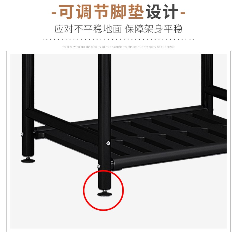 浴室落地置物架厕所洗手间夹缝架卫生间铁艺脸盆储物厨房收纳架子