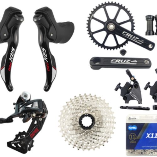 蠢肥杂货铺  云岸GR02砾石车桶轴碟刹轻装旅行很多货架孔