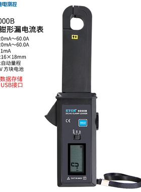 铱泰ETCR6000B直流/交流钳形漏电流表 铱泰 汽车漏电流钳表
