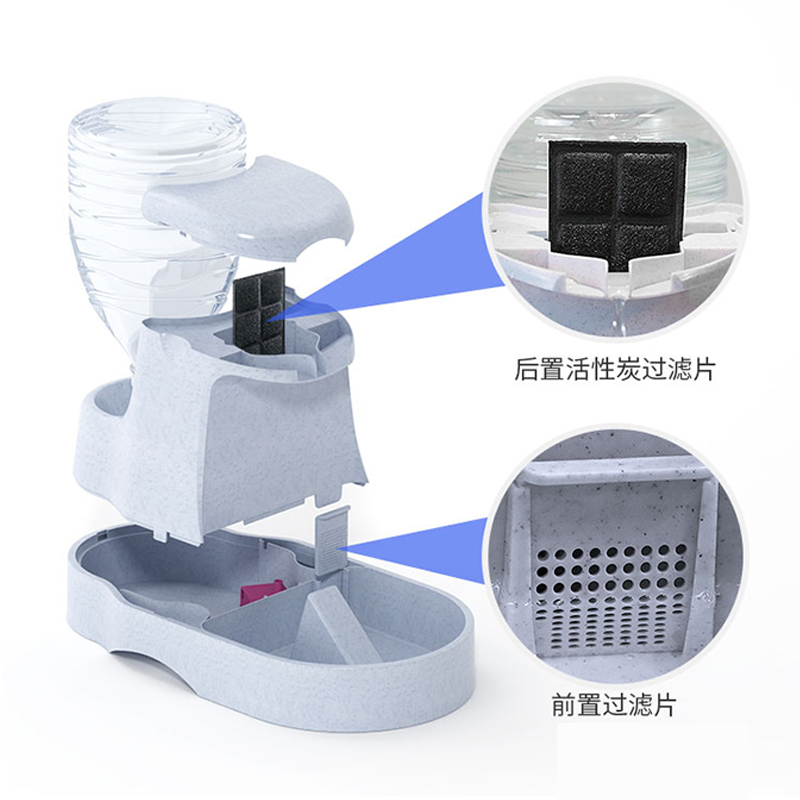 宠物猫咪饮水机狗狗饮水器自动喝水器智能循环流动过滤大容量5升
