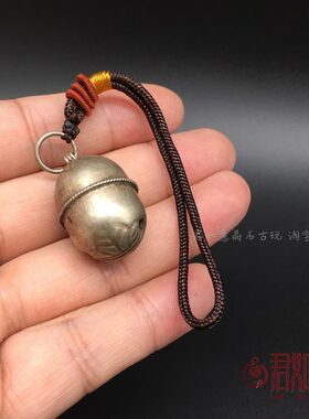 牛迷你铜铃铛小号白狗光面铜铃铛铜风铃小铜铃铛挂件莲花器猫铃铛