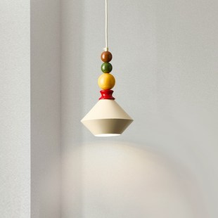 中古风护眼彩色卧室吧吊灯台床头走廊过道橱窗饭厅奶油风格 小吊灯