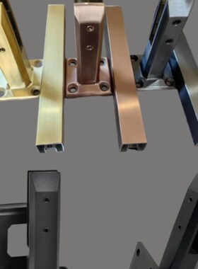 不锈钢玻璃夹扶手u型固定配件楼梯立柱支撑脚架托架底座泳池夹