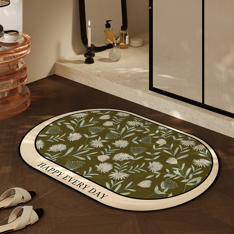 硅藻泥吸水浴室地垫卫生间门口洗手间厕所地毯进门入户防滑脚垫子,居家布艺,家用脚垫,淘宝优惠券,粉丝福利购,淘宝优惠卷