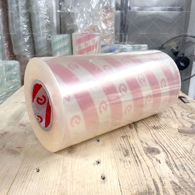 透明BOPP上光膜哑膜胶带高粘印刷标签覆膜机防卷亮膜不干胶冷裱膜