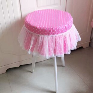 田园布艺阳台小圆桌布纯棉蕾丝z纱边圆形家用桌布茶几圆床头柜罩