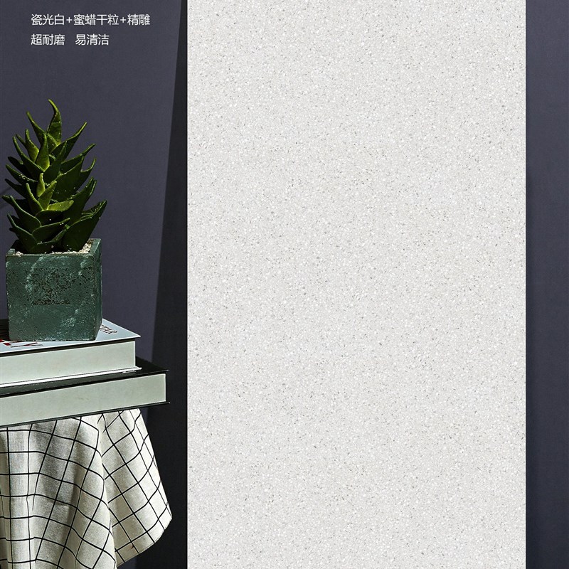 采购产品灰色全水磨石瓷砖600X1200客厅和餐厅地砖防滑餐厅绿色商