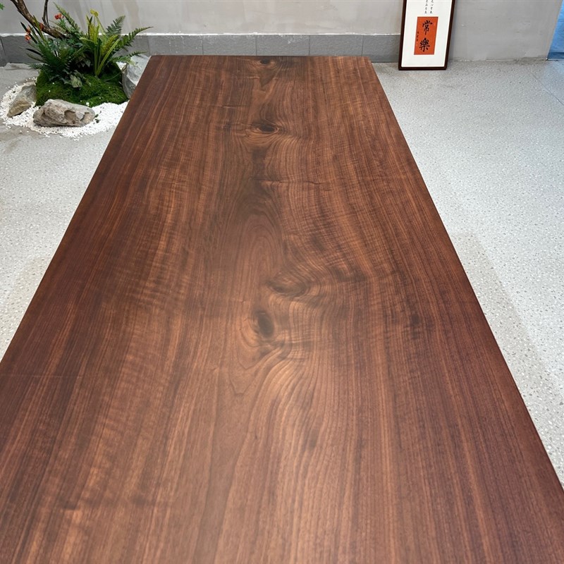 北美黑胡桃大板 独板 全方240*80*5餐桌办公桌书桌岛台实木大板