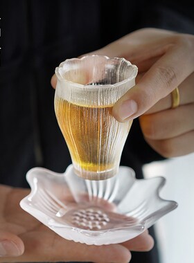 琉璃茶杯主人杯单杯女普洱功夫茶杯个人专用高档R品茗杯精致闻香