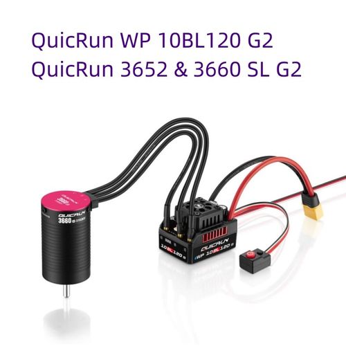 好盈酷跑QuicRun WP-10BL120 G2 120A电调4S防水36R52 3660 SL电