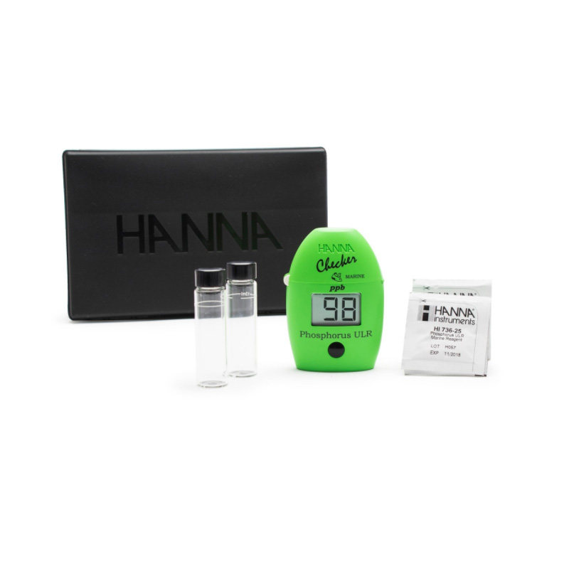 哈纳蛋机HI736 774极低磷酸盐珊瑚缸海缸水质PO4小蛋机含测试包